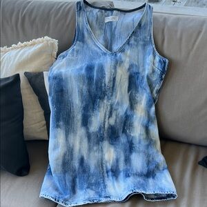Rag & Bone Blue and White Tank Top